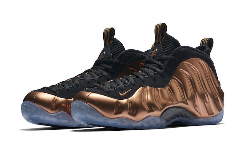 Nike Air Foamposite One Copper Og Size 9.5-15 Black Metallic Copper 314996-007