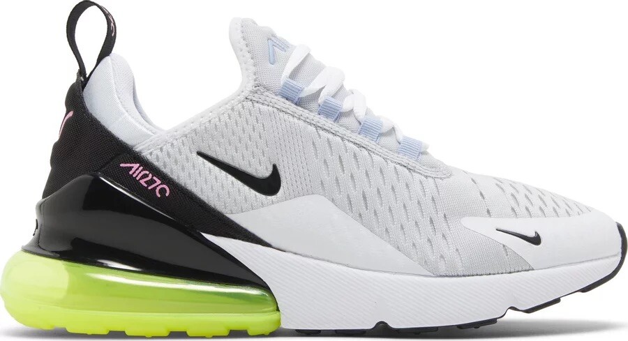 Черные кроссовки Nike W Air Max 270 Pure Platinum Volt FJ0734-043 женские 7-9