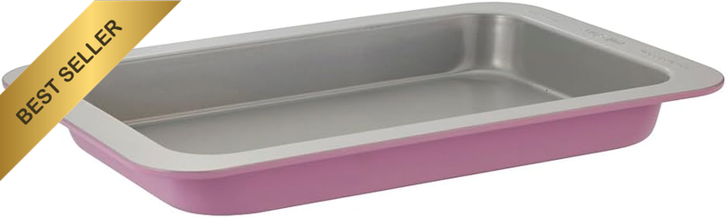 Two-Tone Non-Stick Slice and Brownie Pan 27.5Cm – Durable Baking Tin for Brownie