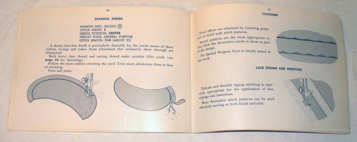 Singer 503 Special-Instruction Manual Slant-O-Matic © 1961 VGC