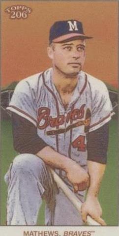 2022 Topps 206 Series 5 - Eddie Mathews #W5-60