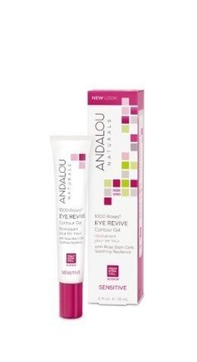 Гель для восстановления контура глаз Andalou Naturals 1000 Roses, 0,6 унции