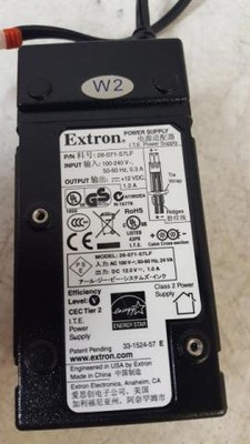 Extron 28-071-57LF 12 VDC 1A Power Supply Adapter
