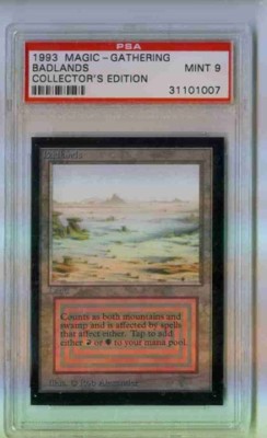 Badlands (Collector's Edition) - PSA MINT 9 MTG *CCGHouse Badlands (Collector's Edition) - PSA MINT 9 MTG *CCGHouse
