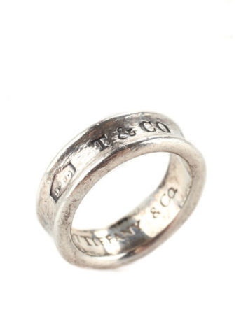最終価格Tiffany & Co. 1990 シグニチャーリング 925シルバー TIFFANY&Co. ティファニー シグネチャー リング 1990年