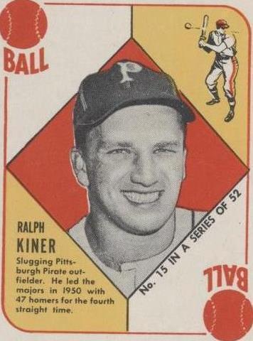 1951 Topps - Ralph Kiner #15