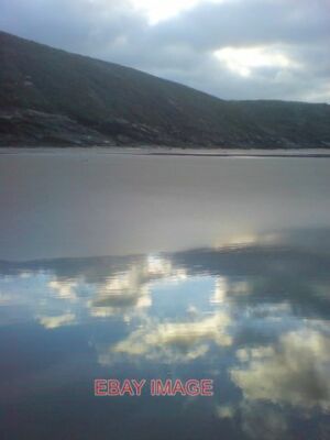 PHOTO  NOLTON HAVEN PEMBROKESHIRE REFLECTIONS OF A WINTERY SKY  2008
