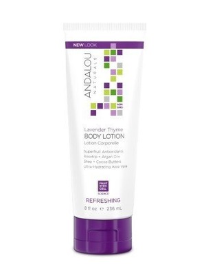 Освежающий лосьон для тела Andalou Naturals с лавандой и тимьяном, 8 унций