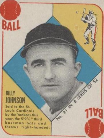 1951 Topps - Billy Johnson #21