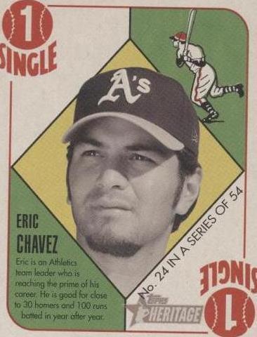 2005 Bowman Heritage - Eric Chavez #24