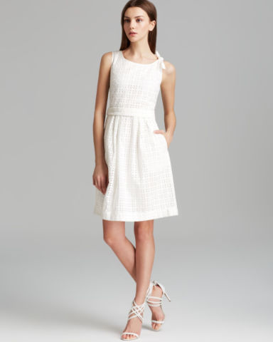 Burberry Delilah Women's Stone IP Check Dress 6 US (40 Euro