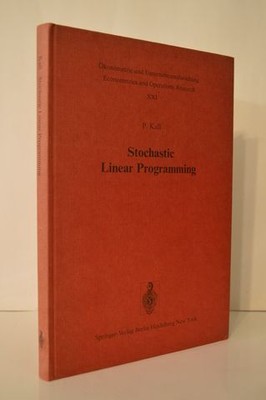 Stochastic Linear Programming Peter Kall HC