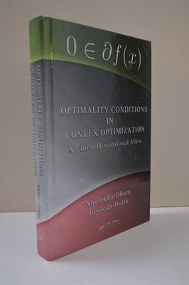 Optimality Conditions in Convex Optimization Finite Dimensional View HC