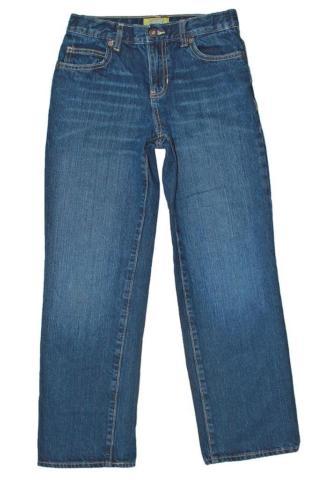 Old Navy Boys Size 14 Plus Solid Black Straight Leg Jeans With