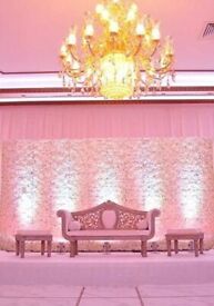 image for Wedding Reception Decoration £4 Chair cover rental 79p Throne Hire £199 Crockery Hire wedding 20p