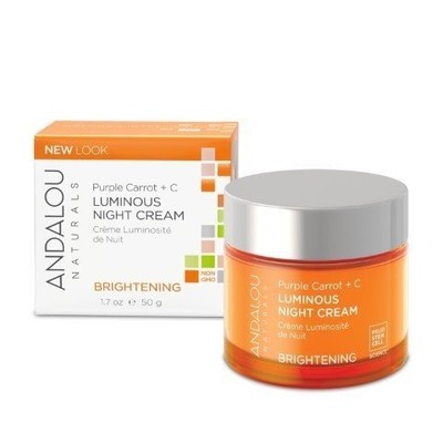 Andalou Naturals Фиолетовая Морковь + C ночным кремом Luminous 1.7 % Крем