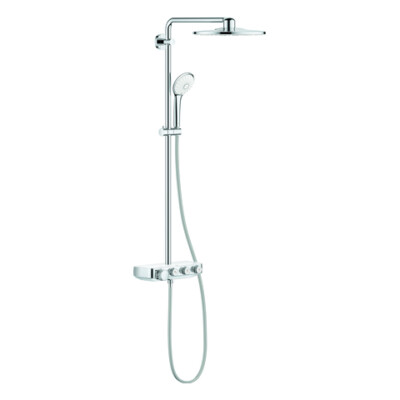 GROHE shower system Euphoria SmartControl 26507LS0 chrom/moon white