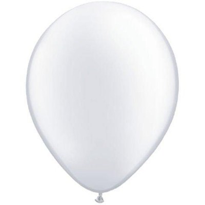 11 White Pearlized Balloons 4010 ct41 4010 per package41