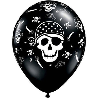 11 Pirate Skull amp Cross Bones Around Balloons 4010 per package41 11 Pirate Skull amp Cross Bones Around Balloons 4010 per package41