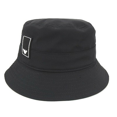 Emporio Armani 627754 2R851 Bucket Hat Black S/M Men'S