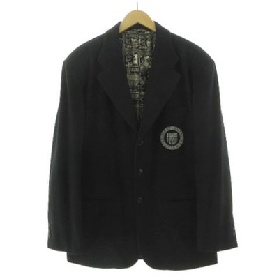 Iceberg x Peanuts Charlie Brown Jacket Black Wool Blend 3B Tailored Italy | Men'