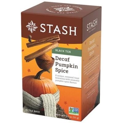 Чай Stash Tea без кофеина с тыквенными специями, 18 пакетиков