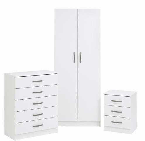Brand New Already Assembled Set Wardrobe Chest Of Drawers