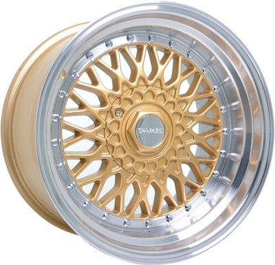 Alloy Wheels 15'' Dare DR-RS Gold For VW Scirocco [Mk3] 85-92