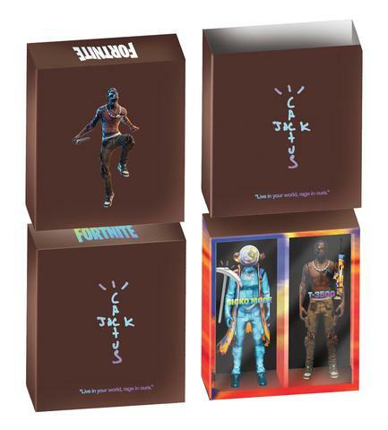 Travis scott x fortnite 7インチ 限定LP 4枚 Jazwares Travis Scott Cactus Jack Fortnite 12 Inch Duo
