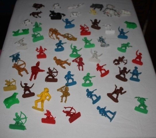 Plastic Cowboys,Horses and Indians