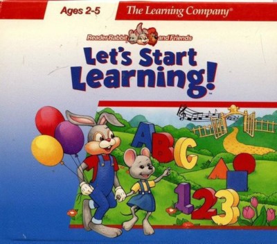 Reader Rabbit Let's Start Learning Pc New Cd Only Sealed In Paper Sleeve XP