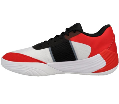 Mans Size 13 - Puma Mens Fusion Nitro Team White Athletic Basketball