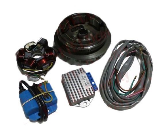 Lambretta Flywheel Electronic Ignition Kit 12V Large Cone Type For LI 1 2 3 