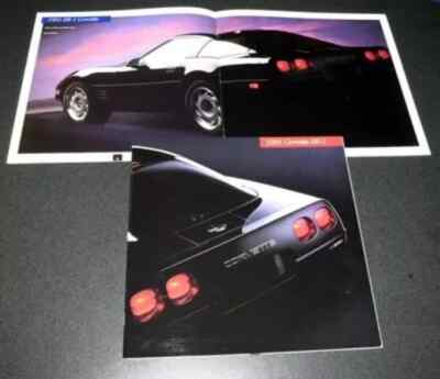 New Factory Original 1991 Chevrolet Corvette ZR1 Deluxe Dealer Sales Brochure