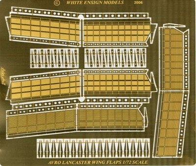 WEM (PE7229) 1:72 Avro Lancaster Wing Flap Etched Parts for Airfix/Revell/Hasega