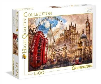 Puzzle 1500 elementów. High Quality. Londyn