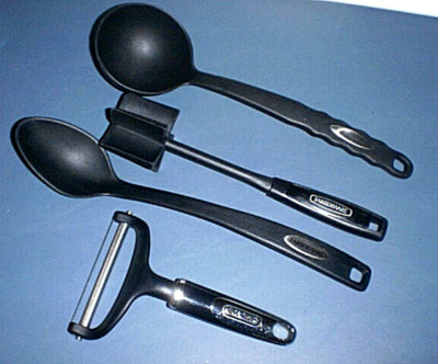 FARBERWARE Cooking Utensils - Spoon, Ladle, Meat & Potato Masher, Cheese Slicer