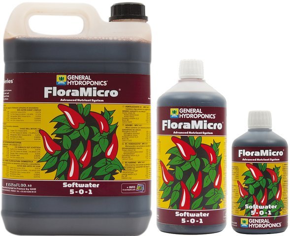 General Hydroponics Ghe Floramicro Sw 1l 5l 10l Hydroponic Nutrient Flora Micro Ebay