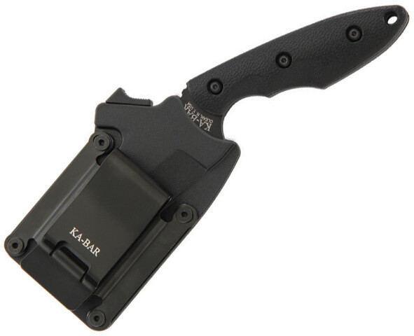 Ka-Bar TDI Hinderer Hell Fire Knife 2-2486-7 7 1/4" overall. 3 1/2" black finish