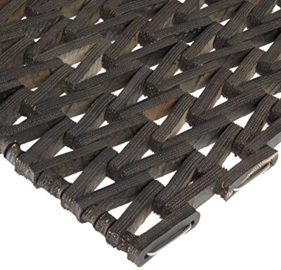 Durable Durite Recycled Tire-Link Outdoor Entrance Mat Herringbone Weave 17 x
