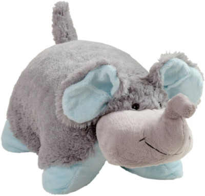 New Authentic Pillow Pets Nutty Elephant Large 18'' Kids Stuffed Animal Toy