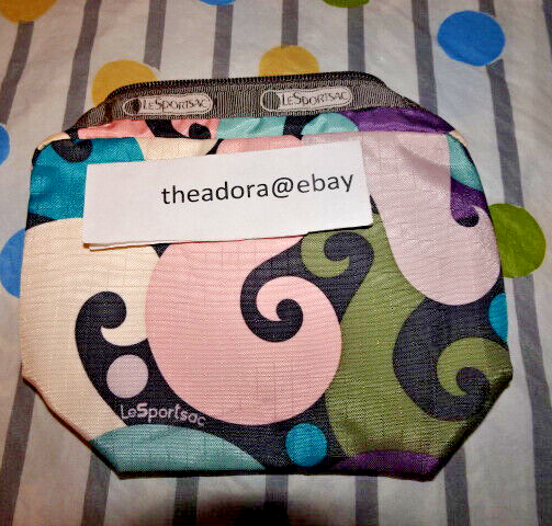 Lesportsac Swirl Rectangular Cosmetic New with Tags | eBay