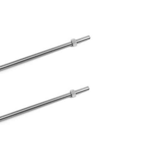 Set 2 Pz Barra Asta Filettata Con Dadi 12cm M10 dfh