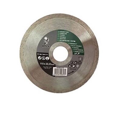ATLAS by NORTON DISCO DIAMANTATO CORONA CONTINUA Ø 115 x 22,2 mm PER PIASTRELLE
