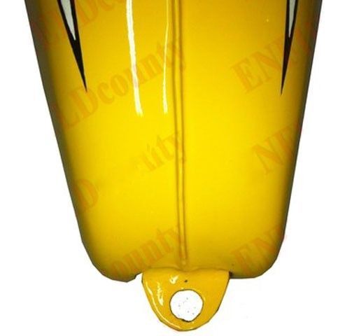 Fits Triumph T120R TR6 650CC Fuel Tank Yellow White Painted 