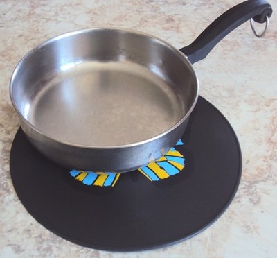 Black Silicone Butterfly Kitchen Hot Pad Table Mat Table Placemat Table Trivet