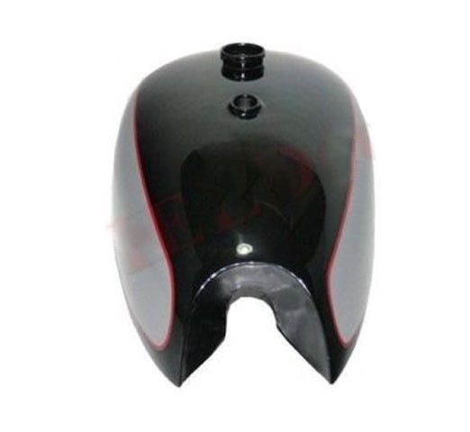 BSA Goldstar A7 A10 Black & Silver 4 Gal Petrol Fuel Tank With 3" Monogram  