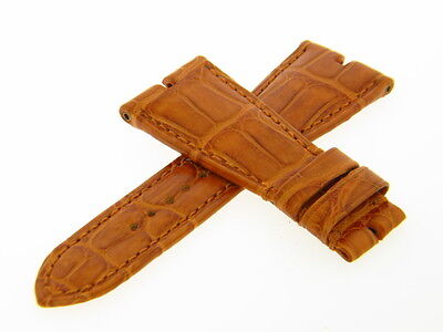 Genuine Roger Dubuis 23mm Short Brown Crocodile Watch Band Strap