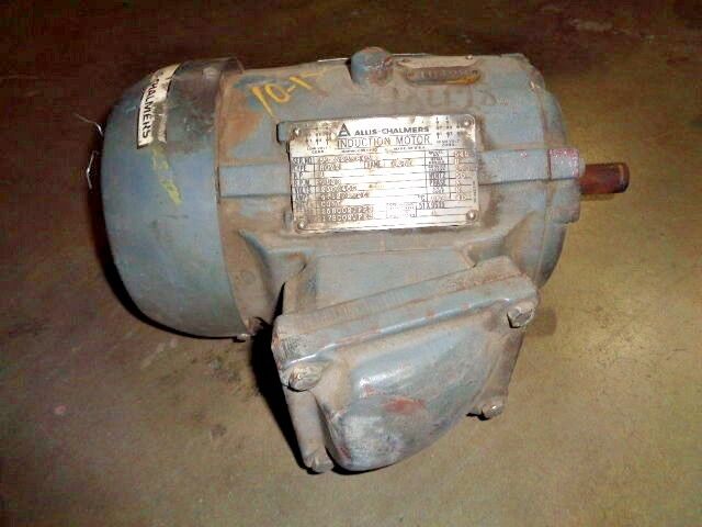 ALLIS CHALMERS 645 RGZZ 1HP AC INDUCTION ELECTRIC MOTOR