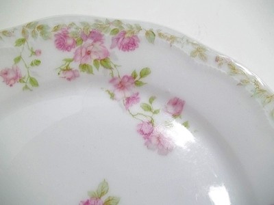 Orleans Z S & Co Bavaria Pink Rose Luncheon Plate 9